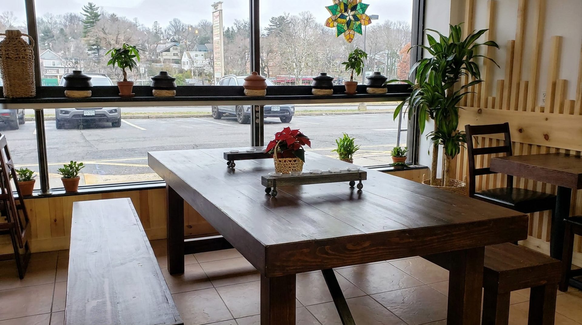 The dining room